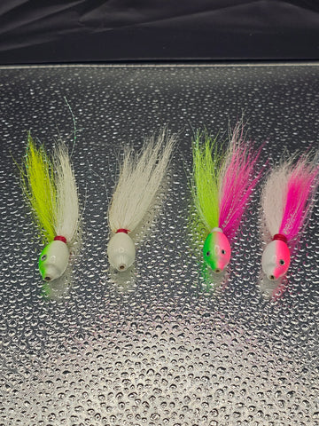 Fishing Teaser Floating Bucktail Terminal Tackle Hi Lo 6 Pack Flies Rig Your Own