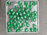 12mm Faceted Green Beads 50 Pack USA Fishing Offshore Tackle Free Shipping Craft1