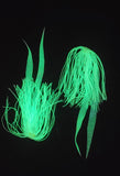 Fishing Silicone Skirt Hole in one style with glow tails 4" / 10 cm 500 bulk lot