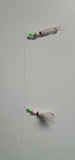 HiLo Floating Bucktails 30 lb Fishing Rig 2 Hooks Bait  Teasers Fluke Sea Bass6