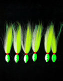 Fishing Teaser Floating Bucktail Terminal Tackle Hi Lo 6 Pack Flies Rig Your Own