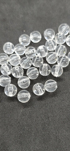 10mm Round Clear Beads Fishing Offshore Tackle Free Shipping Art Craft 100 PACK