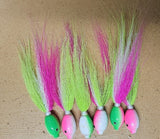 Fishing Teaser Floating Bucktail Terminal Tackle Hi Lo 6 Pack Flies Rig Your Own