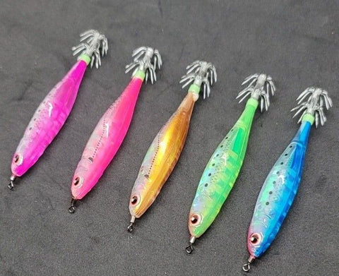 YO-ZURI STYLE SQUID JIG Bait Hi-Lo Sinking 3-3/4" In Jig Squiding Lure Saltwater