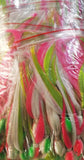 Fishing Teaser Floating Bucktail Terminal Tackle Hi Lo 6 Pack Flies Rig Your Own