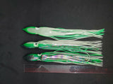 10 Pack 12" in/ 30 cm Squid Hoochie Skirt Fish Lure Bait Saltwater Lure Offshore7