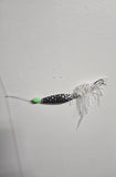 Fishing Single Spoon Hi-Lo Rig Silicone Skirt Foating Head Fluke 30lb BottomFish