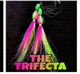 HiLo Floating Bucktails 30 lb Fishing Rig 2 Hooks Bait  Teasers Fluke Sea Bass0