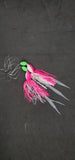 HiLo Floating Silicone Skirts 30 lb Fishing Rig 2 Hooks Teasers Fluke Sea Bass0