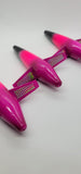 40 Lot Teaser Tuna Bird 5" in / 13 cm Saltwater Purple Black Pink Custom Color9