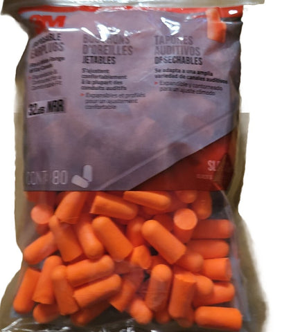 80Pairs 3M Disposable Soft Foam Ear Plugs 29 dB Protection Sealed NEW Free Ship