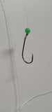 Sea Bass Fishing Hi-Lo Bottom Rig 3 Hook Glow Red Bead Tackle 3/0 Rolling Swivel