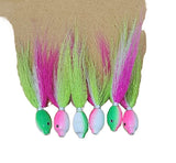 Fishing Teaser Floating Bucktail Terminal Tackle Hi Lo 6 Pack Flies Rig Your Own