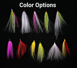 Single Spoon Hi-Lo Rig Bucktail 7/0 + 6/0 M3 Hooks