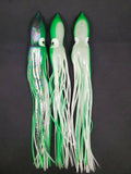 10 Pack 12" in/ 30 cm Squid Hoochie Skirt Fish Lure Bait Saltwater Lure Offshore0