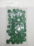 12mm Faceted Green Beads 50 Pack USA Fishing Offshore Tackle Free Shipping Craft5