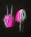 100 Silicone Fishing Skirt 4" in/ 10 cm Glow Tail Fishing Lure Rig Teaser Tackle