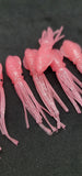 Pink Glow Squids 2.5 inch