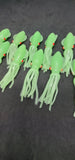 Squid Green Glow bodies B2 Style 4 inch