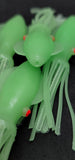 Squid Green Glow bodies B2 Style 4 inch