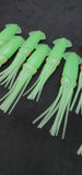 Squid Green Glow bodies B2 Style 5 inch