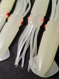 Clear Glow Squid B2 Style 3"