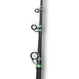7' Fishing Rod Spiral Acid Wrap Carbon MH Fast Action Graphite M3 Casting Strong