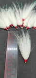 Fishing Bucktail Hair Teaser Slide Tube Fluke Bass Rig Jig 10 Pack Free Shipping