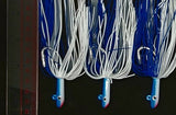 3 Tsunami Stlye Glass Minnow Silicone Skirt Teaser Lure Jig Bottom Fishing Glow