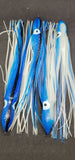 Squid Skirt 12" Fishing Lure 3 PACK Hoochies Bait Saltwater Soft Lure FREE SHIP