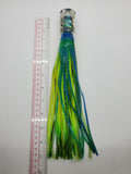 12" Trolling Chugger Head Skirt Teaser Unrigged Tuna Marlin Fish Offshore Tackle