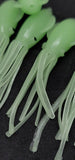 Fishing Lure B2 Stlye Squid Body 2.5" in /6 cm Octopus Soft Glow Fluke Jig 10 Pc