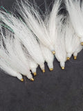 Fishing Bucktail Hair Teaser Slide Tube Fluke Bass Rig Jig 25 Pack Free Shipping