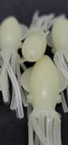 Fishing Lure B2 Stlye Squid Body 4" in /10 cm Octopus Soft Glow Fluke Jig 10 Pc