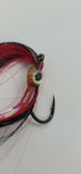 Fishing Flies Teaser 6/0 Gamakatsu 2X Hook Saltwater Custom Tied Big Eye Lure