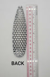 Fishing Spoon Flutter Hex 5.5" in/14 cm Build Your Tackle Silver Cheap Wholesale