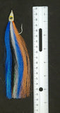 2 Fishing Teasers 5/0 Hooks Flies Fluke Flounder Striper Sea Bass Bait Rig Lure