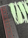 Fishing Lure B2 Squid Soft Body 3" in /8cm Hi-lo Octopus Glow Fluke Jig 10 Pack