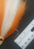 2 Fishing Teasers 5/0 Hooks Flies Fluke Flounder Striper Sea Bass Bait Rig Lure