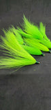 Fishing Bucktail Hair Teaser Slide Tube Fluke Bass Rig Jig 25 Pack