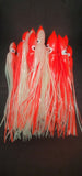 Squid Skirt 12in Fishing Lure 4 PACK Hoochies Bait Saltwater Soft Lure FREE SHIP