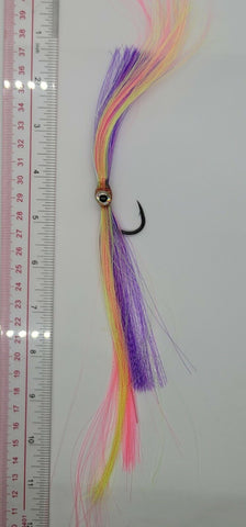 Fishing Flies Teaser 6/0 Gamakatsu 2X Hook Saltwater Custom Tied Big Eye Lure