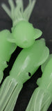 Fishing Lure B2 Stlye Squid Body 2.5" in /6 cm Octopus Soft Glow Fluke Jig 10 Pc