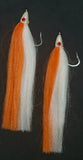 2 Fishing Teasers 5/0 Hooks Flies Fluke Flounder Striper Sea Bass Bait Rig Lure