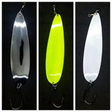 8" Fishing Flutter Spoon Lure 4 oz Jigging Casting Jigging