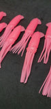 Fishing Squid Bulb Teaser Skirt 5" in / 13 cm Octopus Soft Glow Fluke Jig 10 Pc