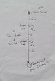 Hi Lo 50 lb Mono Bottom Fishing Line Rig Double Dropper Loop Cod Haddock Fluke