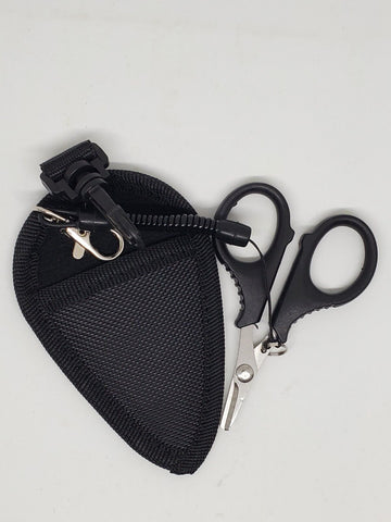 Fishing Braid Scissor with case and lanyard