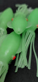 Fishing Lure B2 Stlye Squid Body 4" in /10 cm Octopus Soft Glow Fluke Jig 10 Pc