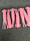 Fishing Lure B2 Squid Soft Body 3" in /8cm Hi-lo Octopus Glow Fluke Jig 10 Pack
